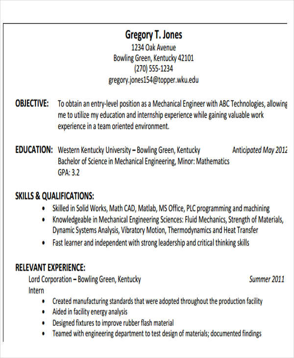 55+ Engineering Resume Samples - PDF, DOC | Free & Premium Templates