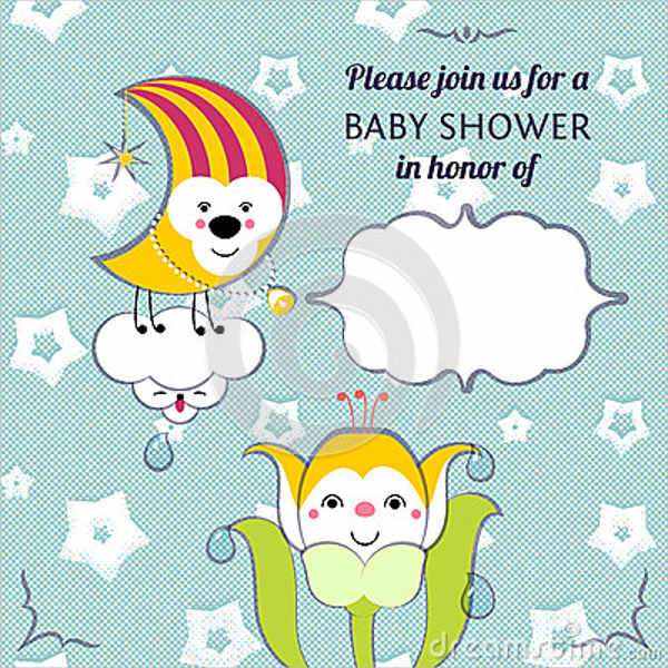 editable baby shower invitation card