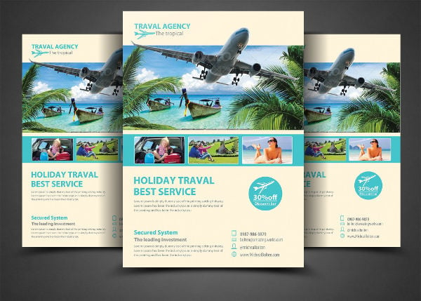 travel agency flyer