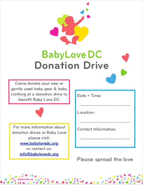 donation-drive-flyer