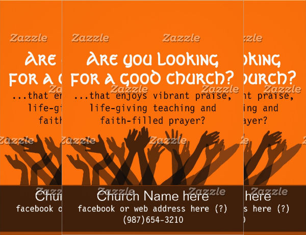 church invitation flyer