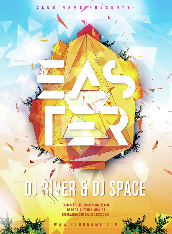 easter club poster