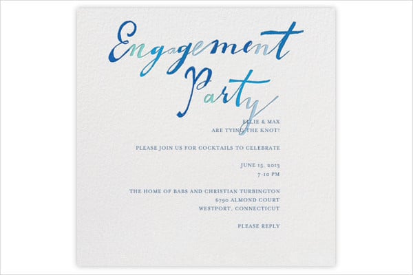 engagement invitation cards