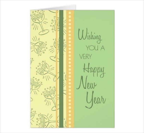 flash new year greeting card