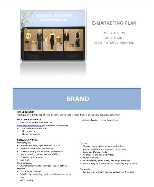 email marketing project plan