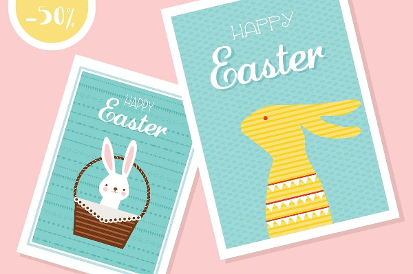 easter celebration card design