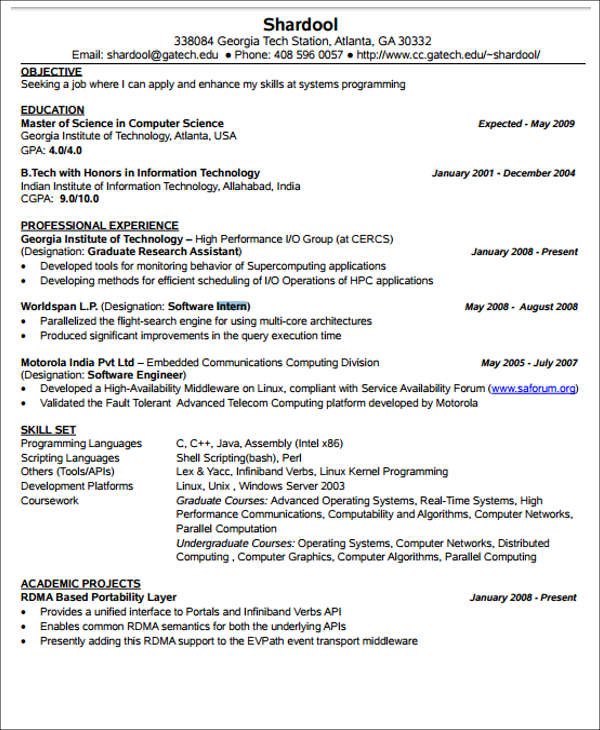 20+ Engineering Resume Templates in PDF