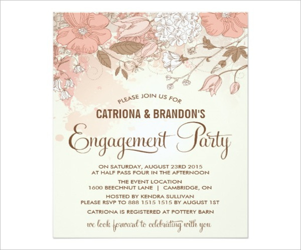 engagement party invitation card