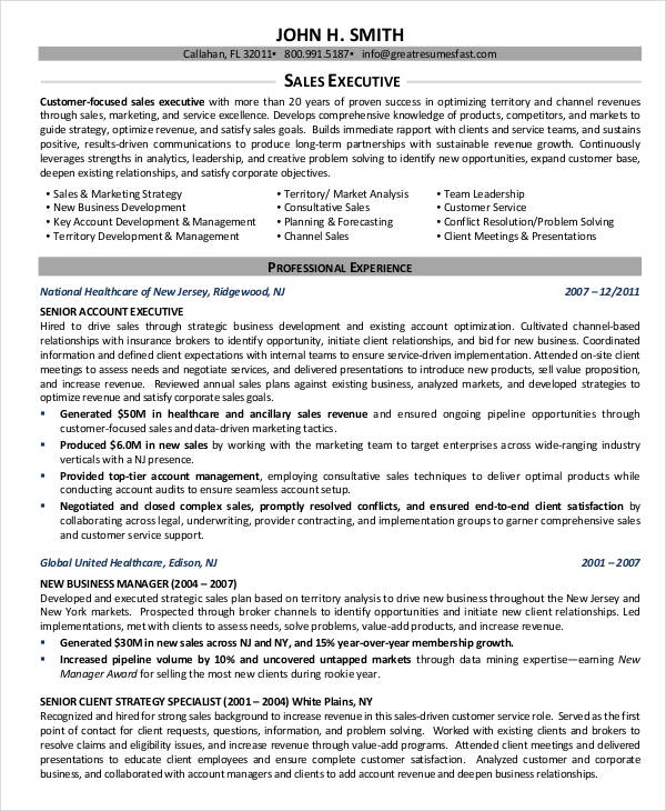 best executive resume templates 27 free word pdf