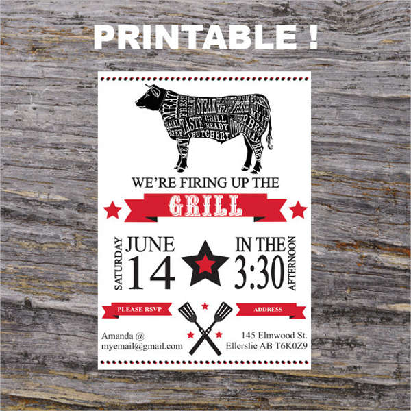 bbq-fundraiser-party-flyer
