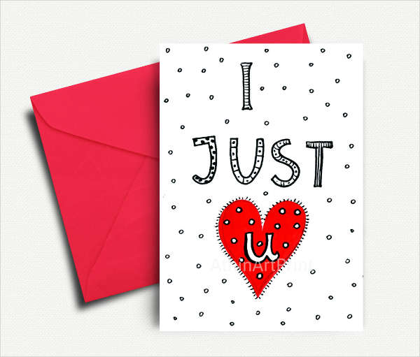 handmade love greeting card