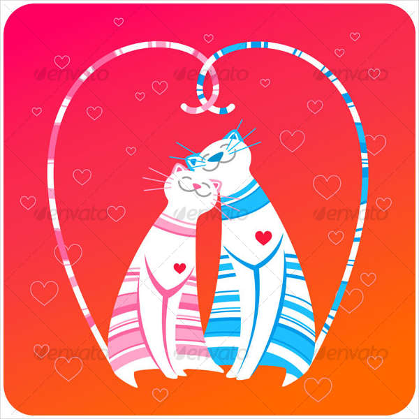 animated love greeting card