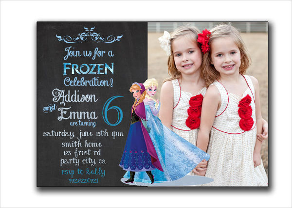 -Disney Frozen Birthday Card