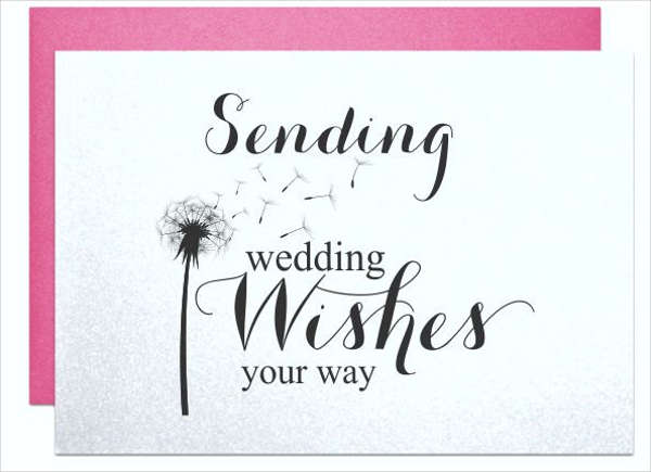 wedding wishes greeting card