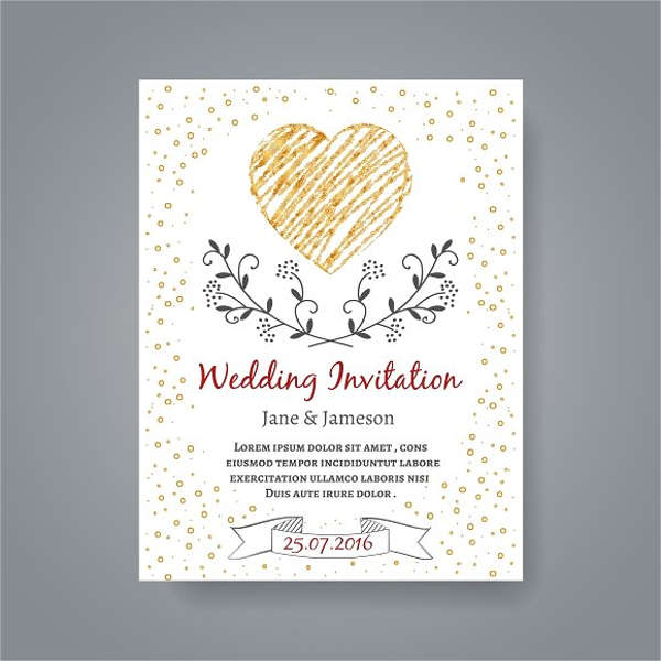 wedding ceremony greeting card