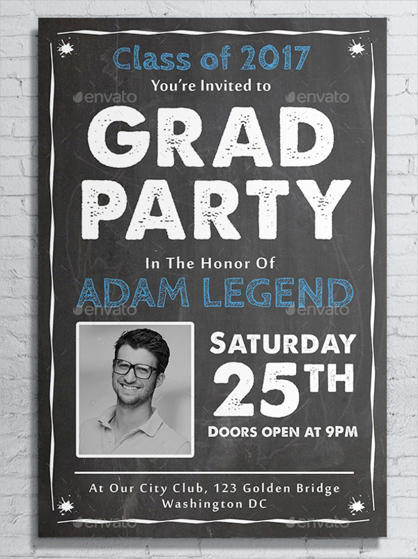 graduation party invitation flyer