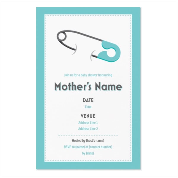diaper baby shower invitation card2