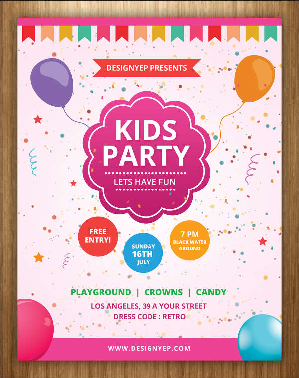 Party Flyer Examples