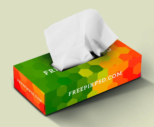 tissue box mockup