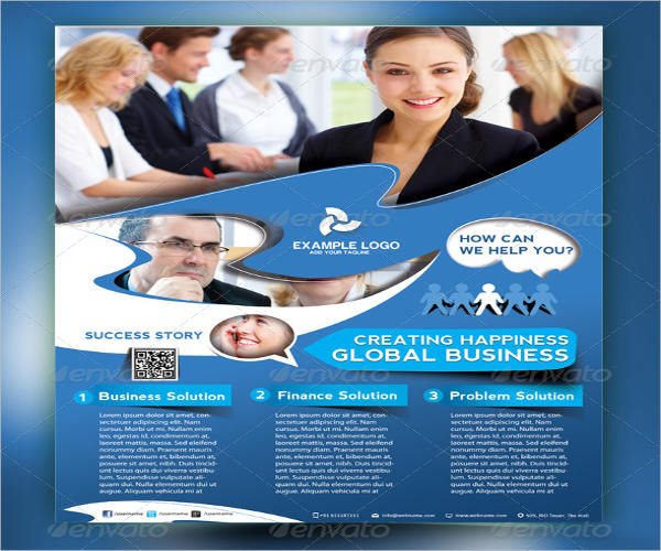 business formal event flyer