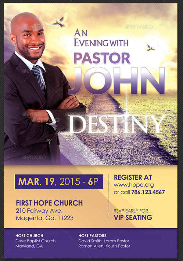 church conference invitation flyer