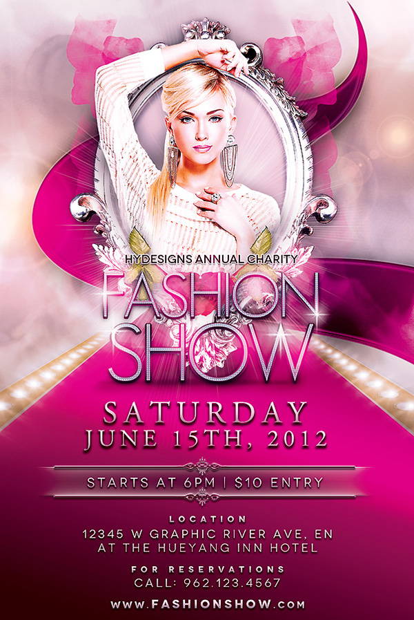 How to Make/Create a Fashion Show Flyer [Templates + Examples] 2023