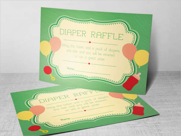 diaper baby shower invitation flyer
