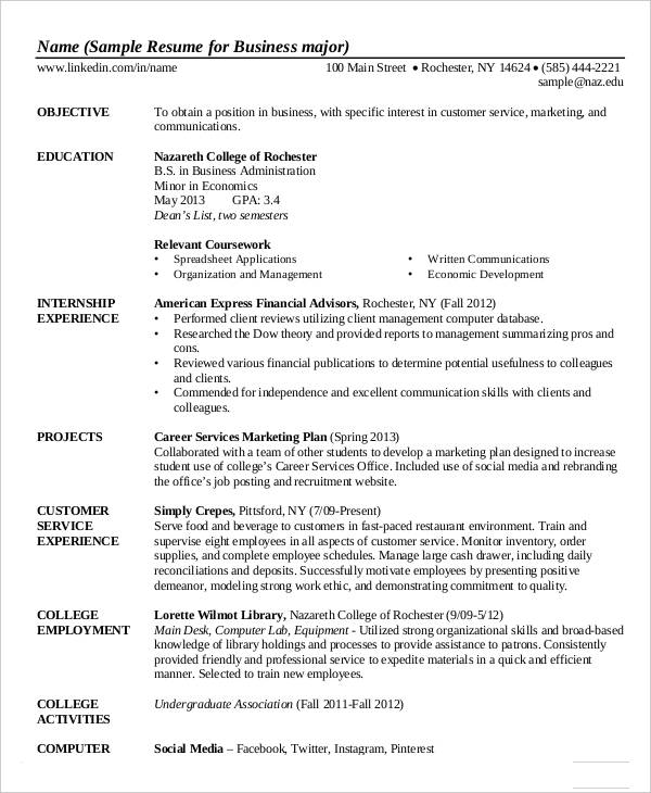 penn state business resume template