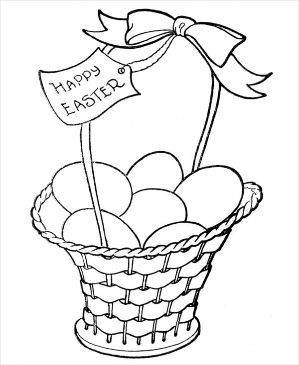 9+ Easter Coloring Pages Printable JPG, PSD, EPS Format Download