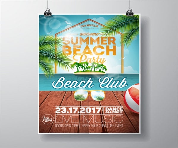 summer safety event flyer