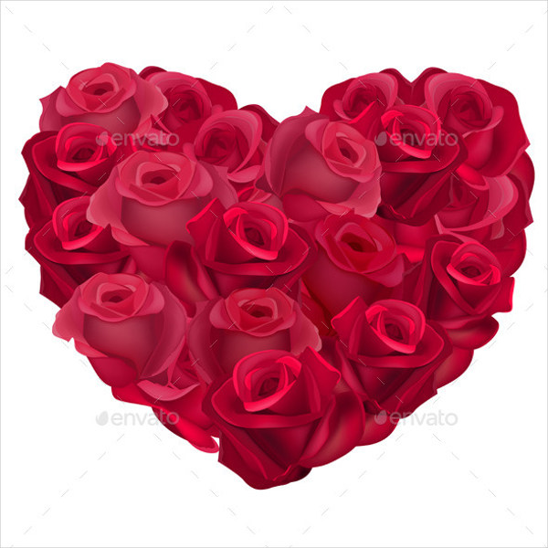 love rose greeting card