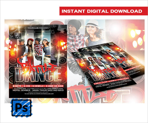 dance-club-flyer