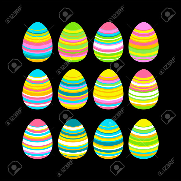 colorful easter egg texture