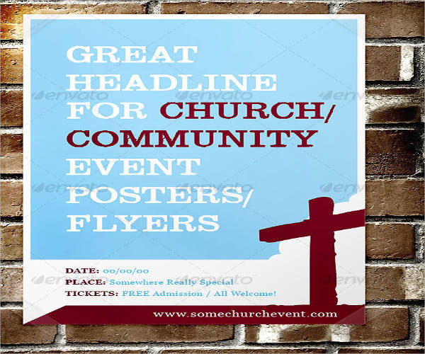 community event flyer