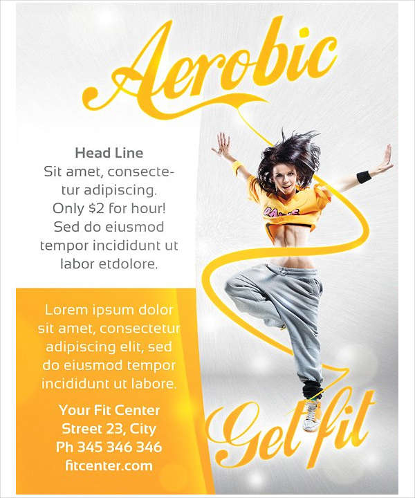 dance fitness flyer
