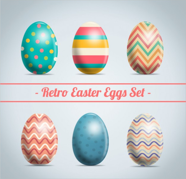 retro easter egg texture