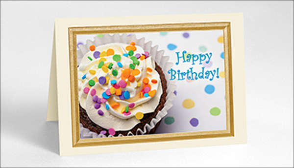 business employee birthday card