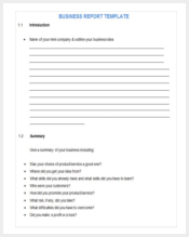 free-business-report-template
