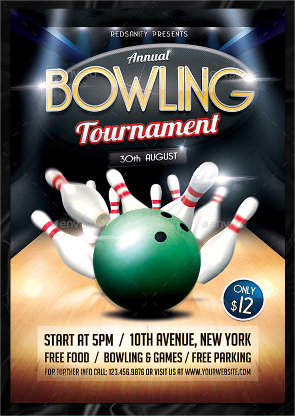 bowling-championship-event-flyer