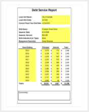 pdf-format-debt-service-report-pdf-template-free