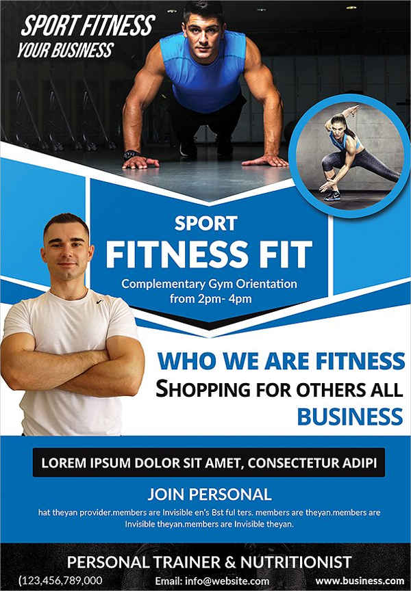 32+ Fitness Flyer Designs - PSD, Word, Publisher