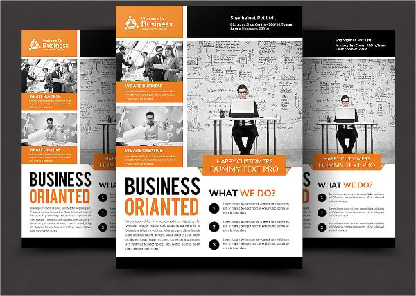 business advertising flyer