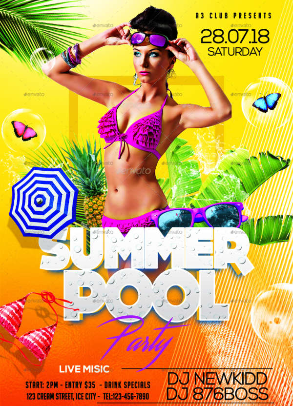 party promotional flyers