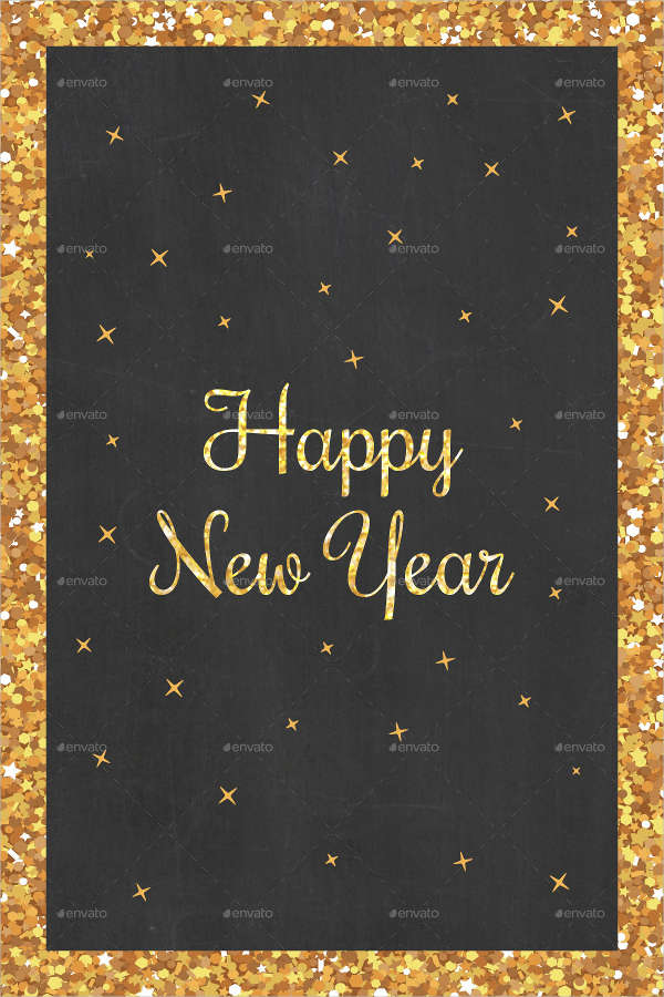 corporate new year greeting card