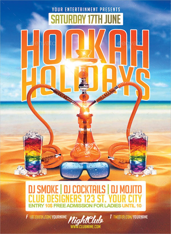 holiday themed flyer