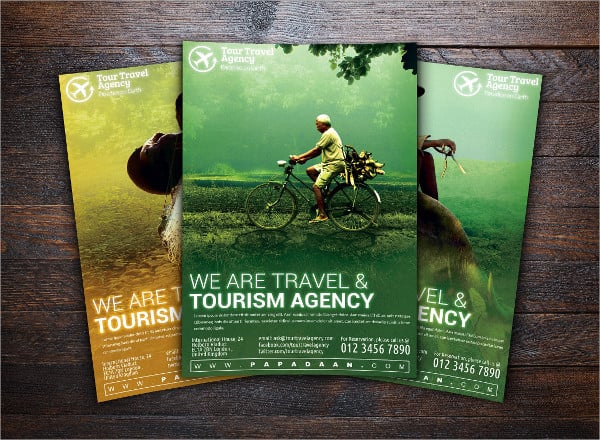 travel and tourism flyer