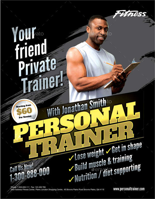 personal fitness trainer flyer3