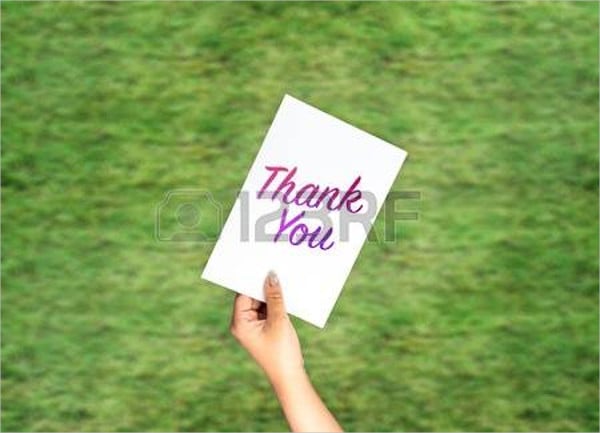 golf thank you greeting card