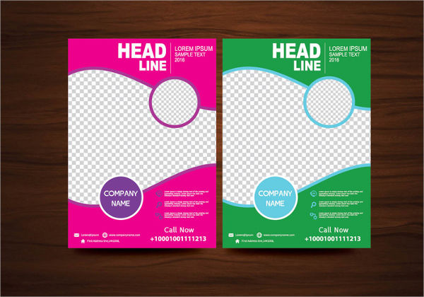 free blank flyer design templates