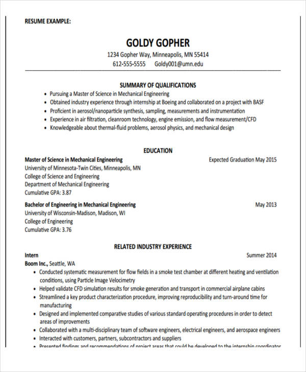 22+ Education Resume Templates - PDF, DOC | Free & Premium ...